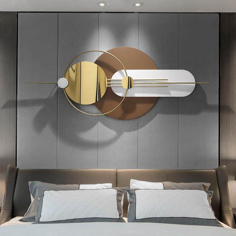 客厅墙面金属挂件墙饰轻奢创意房间壁挂装饰餐厅卧室床头墙上挂饰