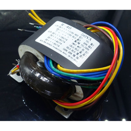 50VA R牛 50W R型变压器DAC专用双16V+2组单8V/2A