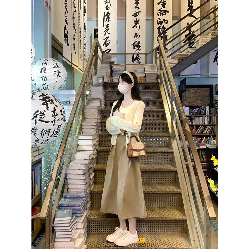 春装搭配一整套茶系温柔