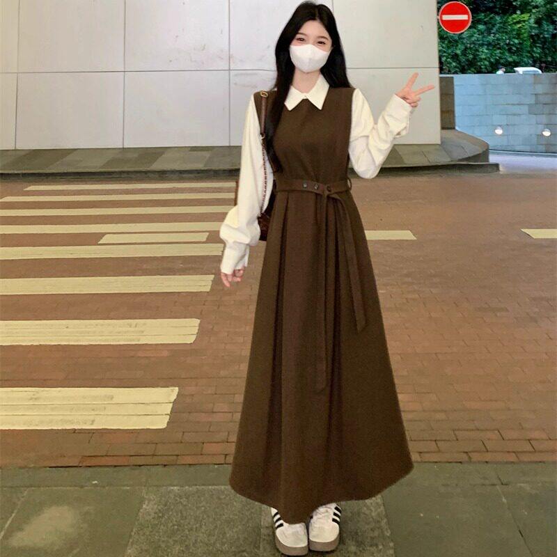 学生洋装早春漂亮套装裙