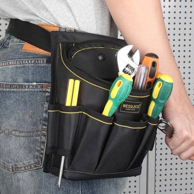 WESSLECO多功能维修腰包工具包五金收纳腰带专用工具袋木工电工包