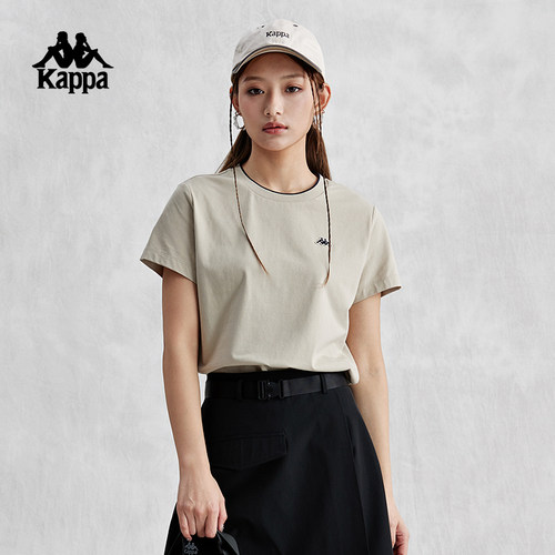 卡帕女短袖T-SHIRT简约休闲半袖