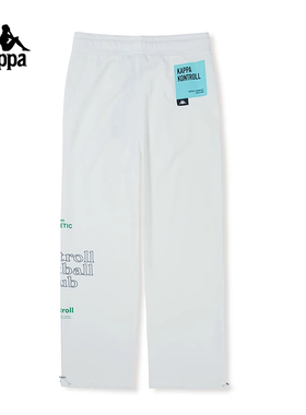 Kappa卡帕女裤秋季新款运动休闲简约复古百搭针织长裤KPDFCAK01K