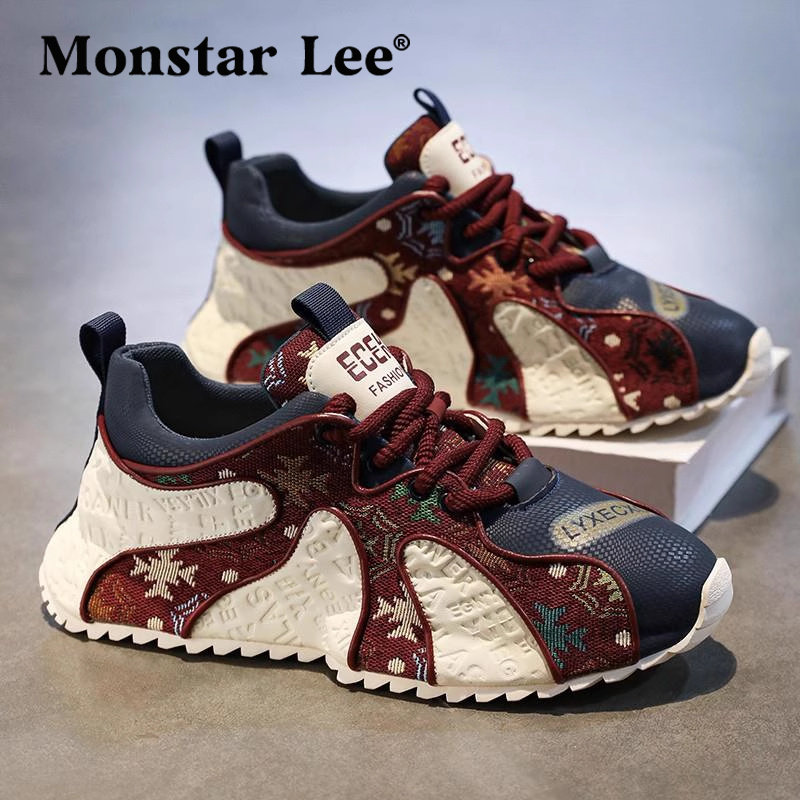 Monstar Lee英国设计师联名款男鞋2026秋季新款欧洲站厚底时尚休