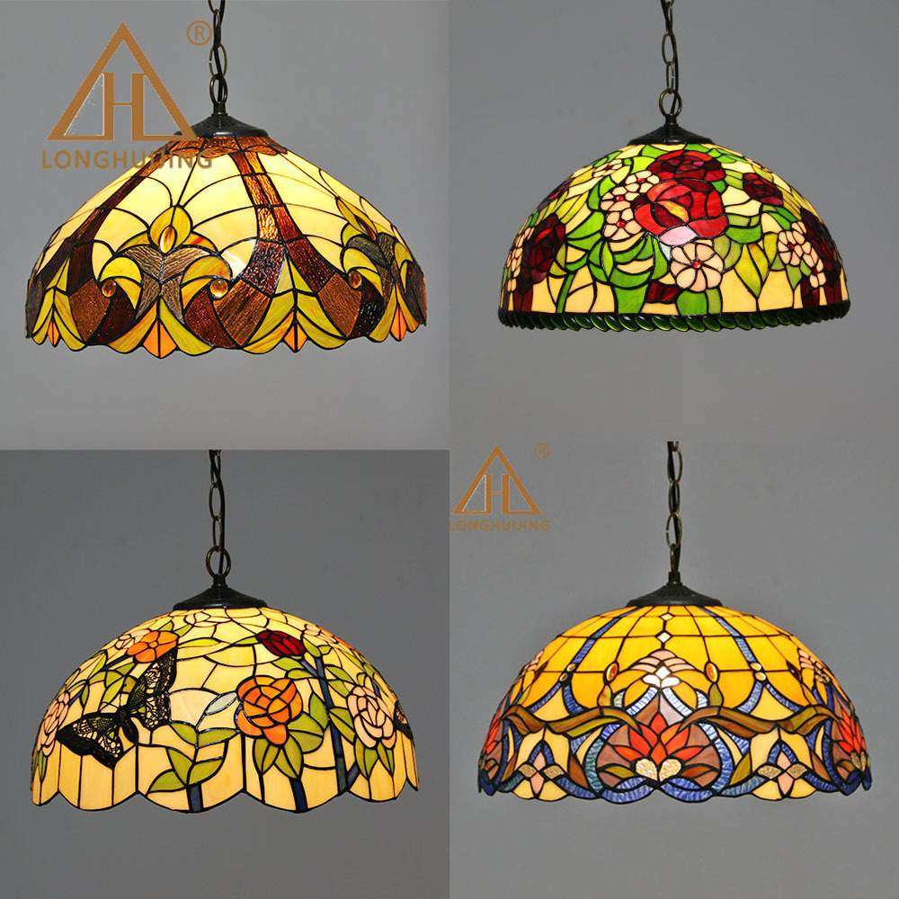 汇璟蒂凡尼欧式16寸酒店蜡烛别墅灯具蝴蝶餐厅吊灯客房玫瑰LED