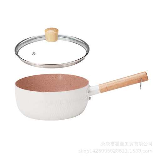 严选雪平锅奶锅汤锅厚锅盖炒菜钢化玻璃不锈钢盖16/18/20/22/24cm