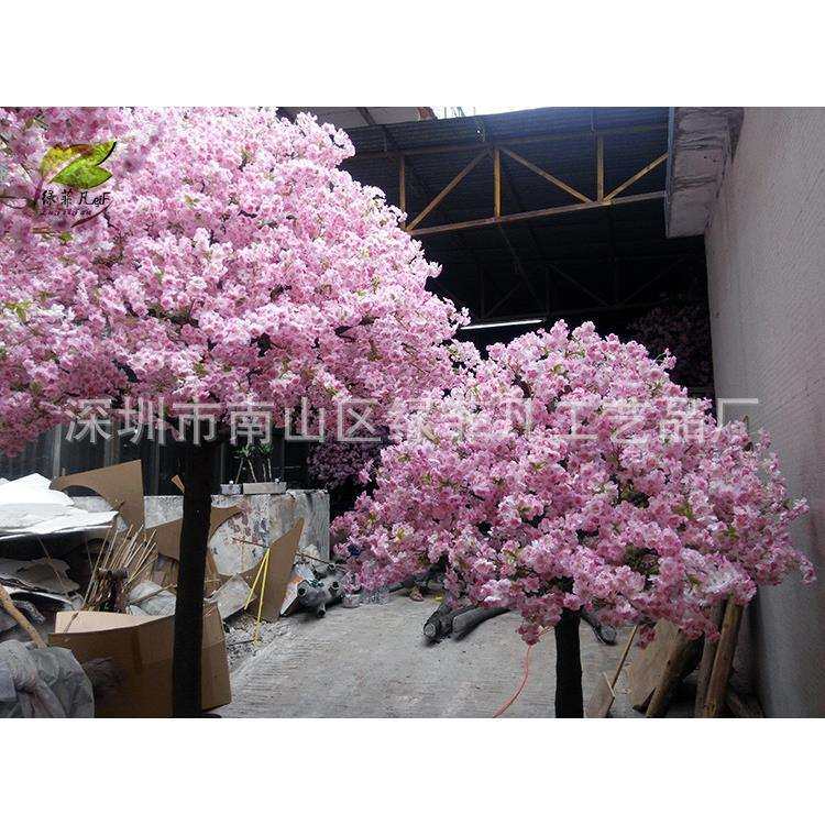 厂家供应桃花树造型树 婚庆背景树 防真桃花树