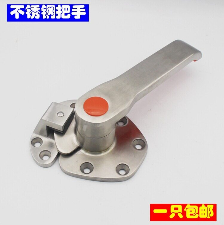 蒸柜门把手 干燥箱恒温箱烤箱不锈钢旋转把手 重型机械设备拉手图片