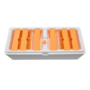 双蜂王交尾箱 泡沫蜂箱 双蜂王育王箱 自带巢础育王箱