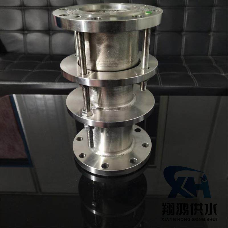 B2F双法兰限位伸缩接头PN1.6/1.0/304管道法兰伸缩节dn200 dn300