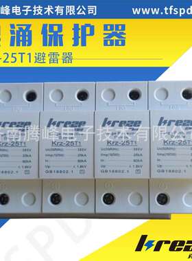厂家供应浪涌保护器家用避雷防雷器保护开关15KA避雷器1级防雷器
