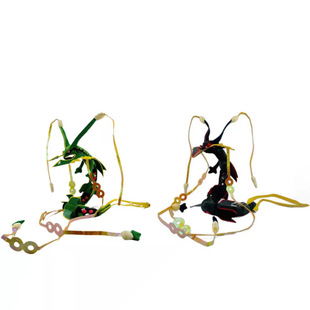 85cm百万mega闪光烈空座天空龙裂空坐绿龙黑龙带骨架带吊牌优质版