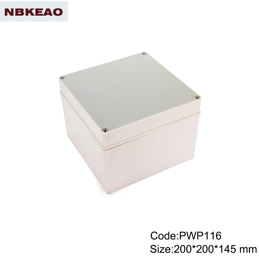 200*200*145 塑料防水盒 防水接线盒 塑料外壳 塑料壳体 PWP116