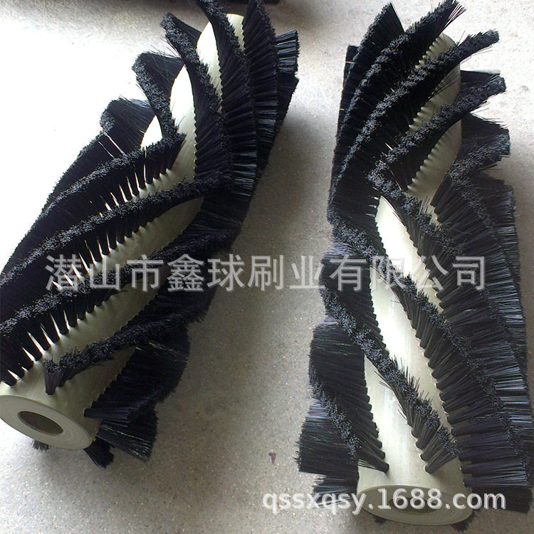 供应各种工业毛刷机械清洗毛刷辊玻璃清洗去尘毛刷辊可订置