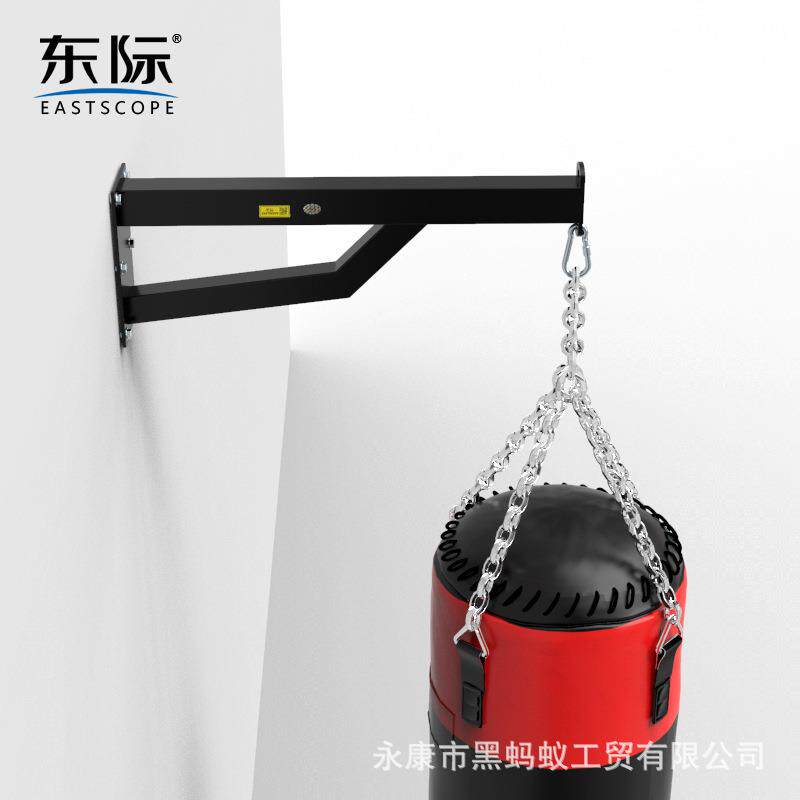 东际家用墙体六孔壁挂拳击沙袋架子沙包支架吊环吊架健身器材