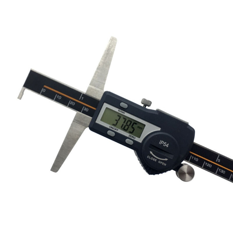 联羽单钩数显深度尺IP54防水双钩电子游标卡深度尺0-150-200-300