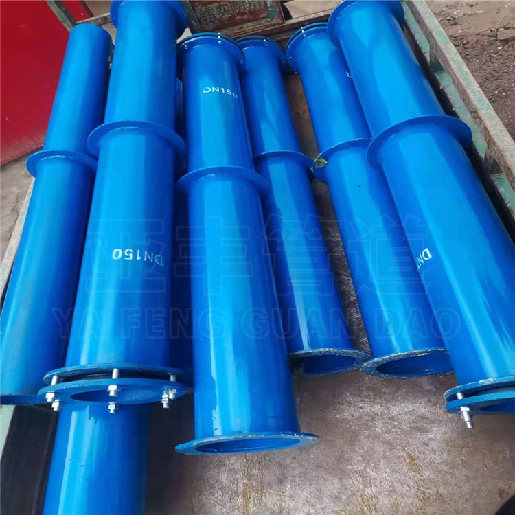 标准02S404柔性防水套管生产厂家 翼环法兰盘厚度穿墙套管