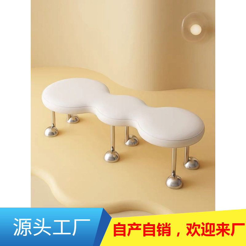 床尾凳卧室创意个性设计师简约轻奢蚂蚁凳入门换鞋床榻长条床前凳