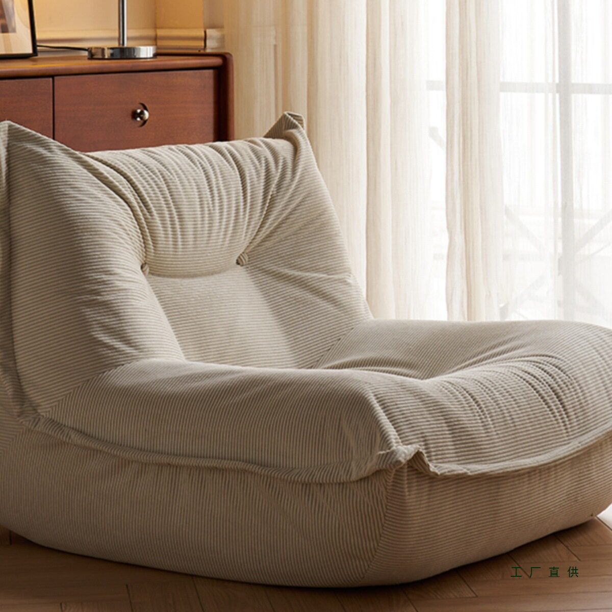 懒人沙发可躺可睡毛毛虫人类狗窝卧室布艺单人小户型休闲沙发椅