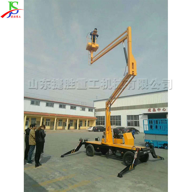曲臂式升降平台设备车载式广告摄影高空作业车柴油自行式升降机