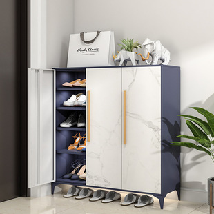 钢制带锁鞋柜门外柜家用门口电梯走廊过道门厅大容量室外密码防盗