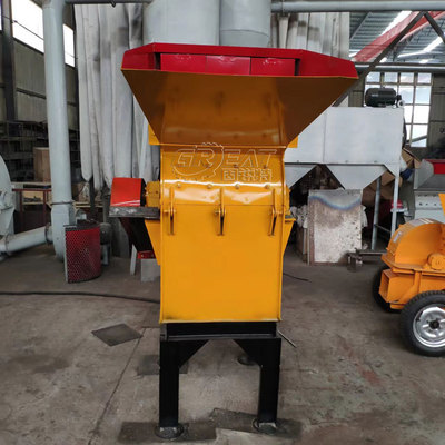 煤焦沥青废料粉碎机 下出料锤片式粉碎机 板结结块料细碎机