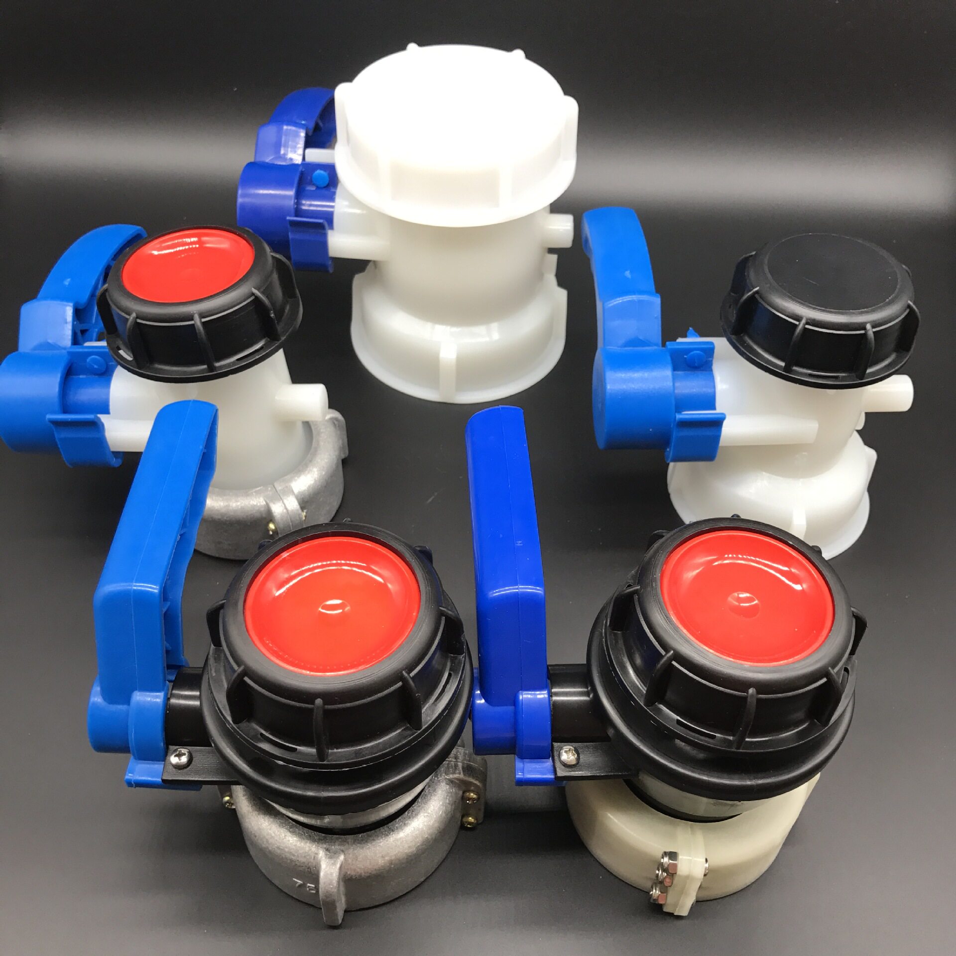 1000L吨桶阀门 IBC桶集装桶球阀蝶阀 舒驰桶专用 接口内径75mm