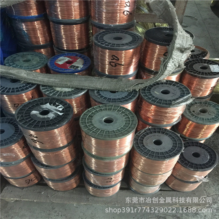 现货3.0mm低氧紫红铜线铆钉紧固件铜丝圈高纯紫铜线厂家