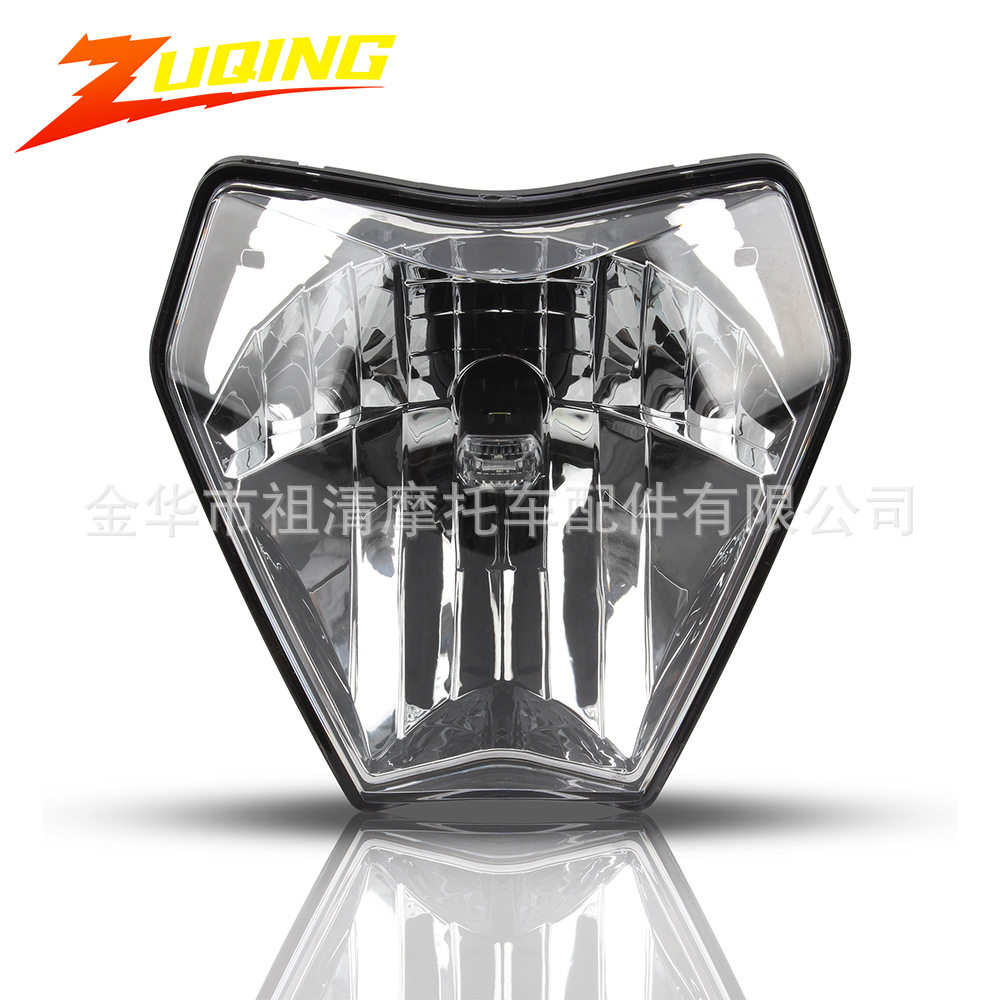 跨境越野摩托车配件改装KTM前大灯EXC SX SXF EXC照明灯LED车灯