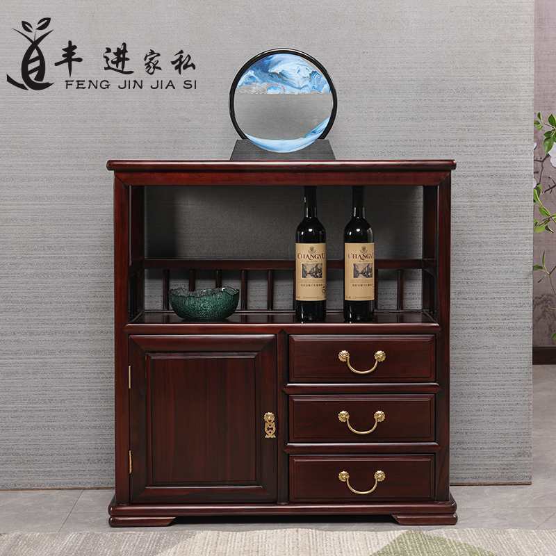 新中式黑檀木酸枝实木置物柜