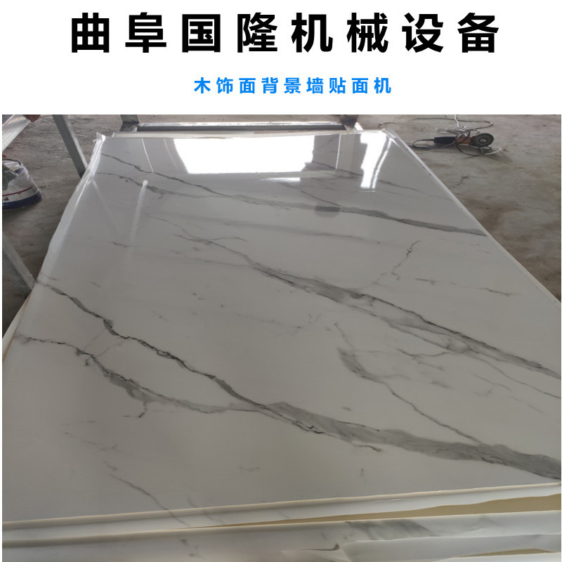 木饰面大板皮革贴面机 PVC发泡板热转印贴纸机 PET透明贴面机
