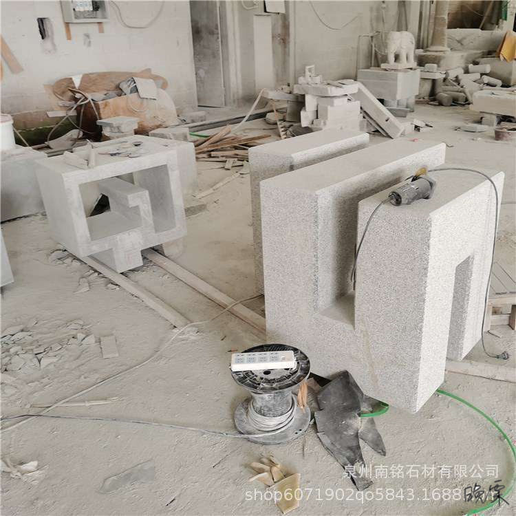 惠安石雕三维立体镂空门牌字