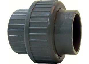 商家供应+GF+PVC-U活接头d50工业活接