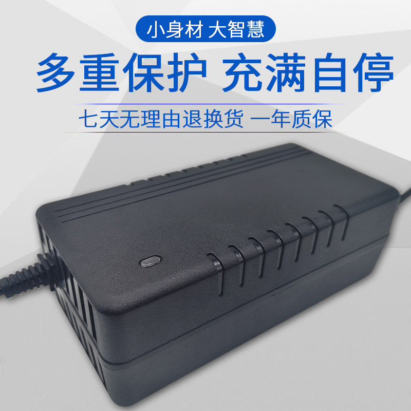 10串锂电池e电瓶充电器42V5A3A2A4平衡车哈雷36V三元锂18650