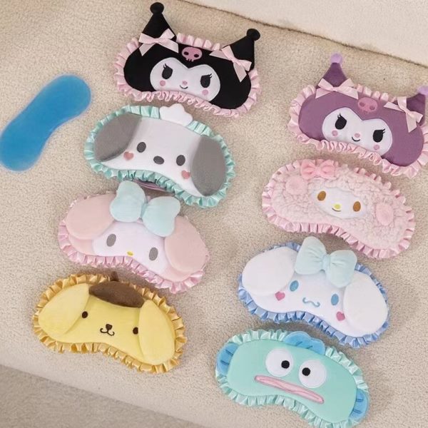 儿童午休库洛遮光三睡眠专用丽鸥女学生眼罩玉桂狗可爱睡觉米小孩