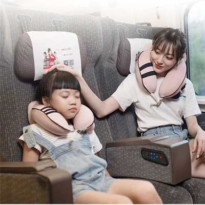 儿童成人旅行充气u型枕脖子护颈枕坐车睡觉神器长途飞机便携枕头