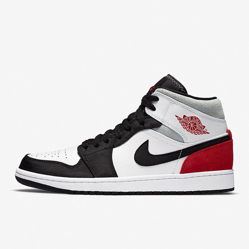 Air Jordan 1 复古潮流支撑防滑耐磨中帮运动休闲鞋 852542-100