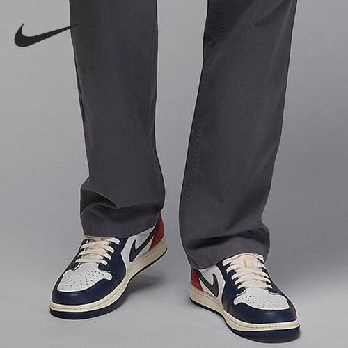 Jordan Air Jordan 1 Low AJ1 红白蓝耐磨复古篮球鞋 HQ2993-100