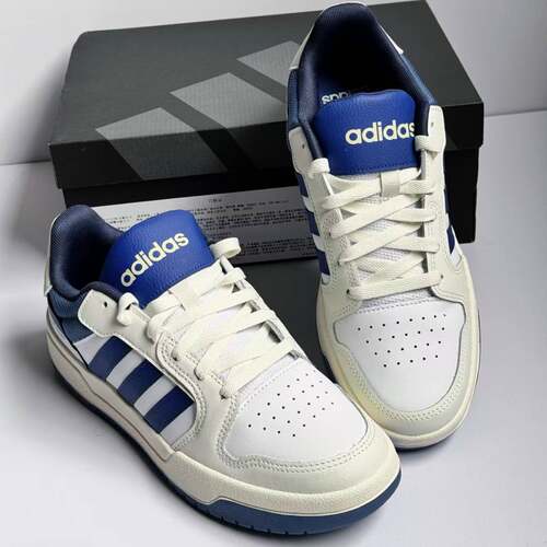 阿迪达斯/adidas ENTRAP 白蓝 耐磨防滑舒适百搭休闲板鞋 HR1931
