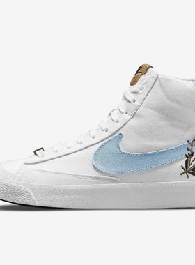 NIKE/耐克 Blazer 经典复古 防滑耐磨 中帮 休闲板鞋 DC8246-100