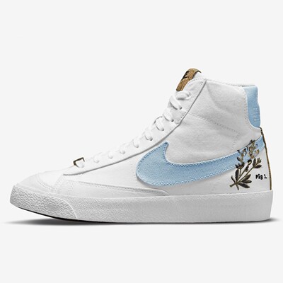 NIKE/耐克 Blazer 经典复古 防滑耐磨 中帮 休闲板鞋 DC8246-100