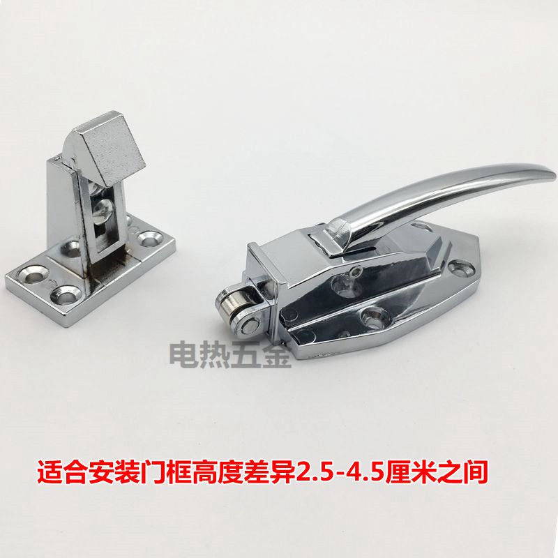 烘箱门锁 冰柜拉手 可调节拉手搭扣把手冷库门锁烘箱烤箱配件