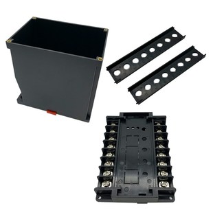 道轨式电量变送器外壳abs塑料壳体电子仪表智能数显温度仪表外壳