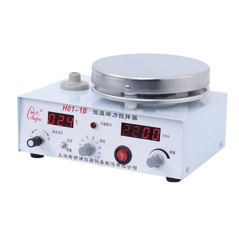 上海梅颖浦 H01-1B数显恒温磁力搅拌器5升实验磁力搅拌机