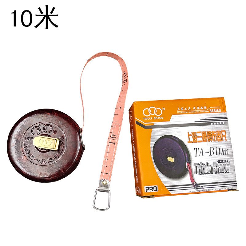 三圈皮尺麻布纤维软尺20米30米50米100米建筑工程体育测量 布卷尺,纺织面料/辅料/配套,其他纺织机械,淘宝优惠券,粉丝福利购,淘宝优惠卷