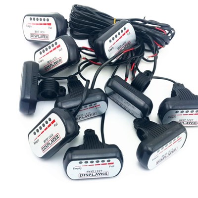 24v36V/48V/60V72V电动车电量显示器 电动三轮车电量显示仪表电显