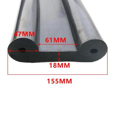 水泥密封条闸板橡胶止水条直角双P型橡胶止水带 闸门水封止水橡皮