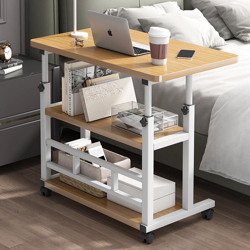 r^床边桌可移动升降电脑桌学生简易书桌家用卧室小桌子懒人沙发边
