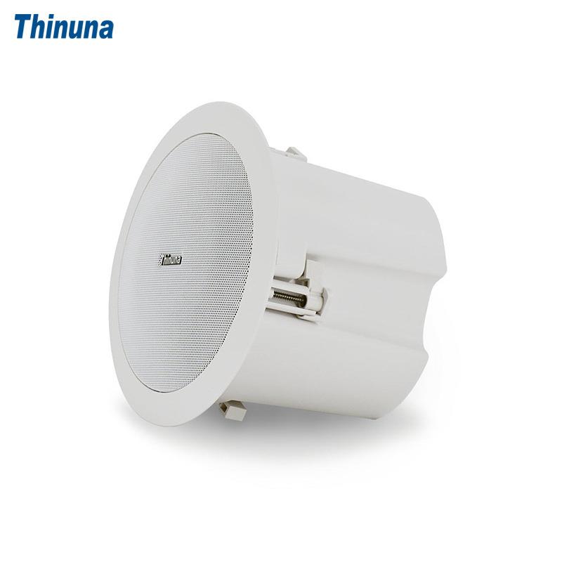 Thinuna 吸顶音响天花吊顶音箱家用教室车站商用天花嵌入式扬声器