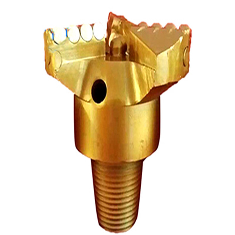 三翼内凹复合片矿用取芯钻头